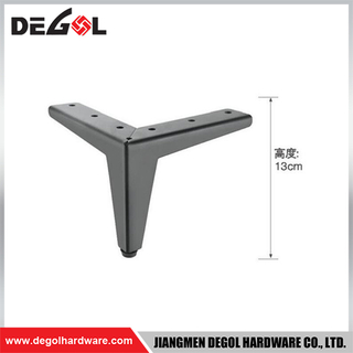 FL1138 Metal Furniture Legs Heavy Duty Wrought Iron Right Angle Sofa Leg