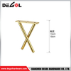 FL1163 Metal Furniture Legs Heavy Duty Wrought Iron Right Angle Sofa Leg