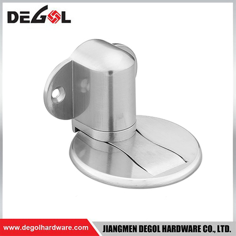 China Stainless steel magnetic door stopper for entry wooden door 