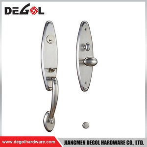 DDL1009 Full Set Stainless Steel Privacy Door Security Entry Lever Hotel Door Handle Locks