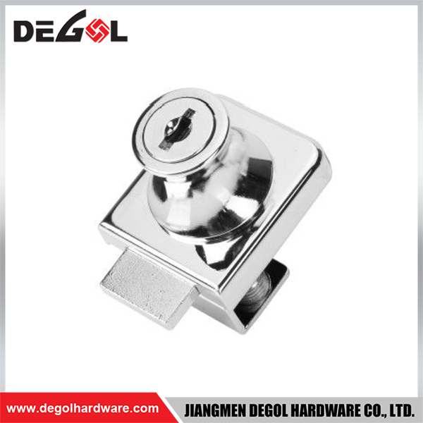 GDL0009 glass door lock steel commercial tempered sliding house hotel commercial 
