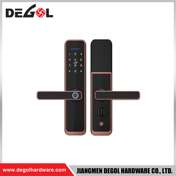 SML37 Zinc Alloy Door Handle Smart Lock Matt Black/ Satin Silver