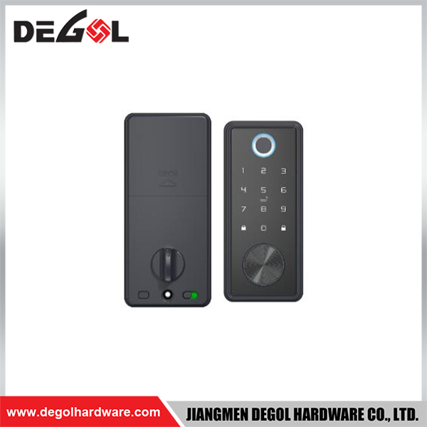 SML09 Zinc Alloy Door Handle Smart Lock Matt Black/ Satin Silver