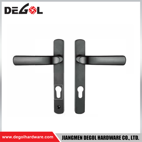 SL1003 Modern Design 85 Aluminum Door Handle with Flat Black Double-Sided Lock for Apartment Windows