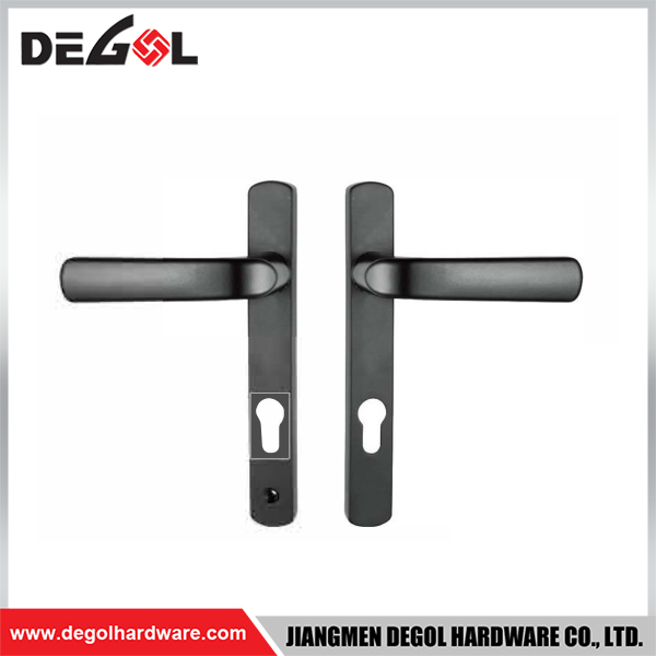 SL1003 Modern Design 85 Aluminum Door Handle with Flat Black Double-Sided Lock for Apartment Windows