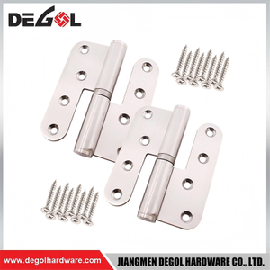 Stainless Steel Radius Butt Lift Off Hinge L Type Detachable Design For Door Installation Maintenance