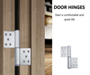 Flag Hinge Stainless Steel Two Wing Structure For Fire Rated Door Hardware Fittings