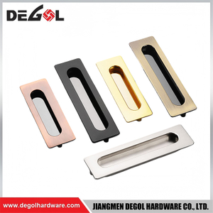 Radius Embedded Handle Smooth Edge Anti Collision For Public Facility Door Parts