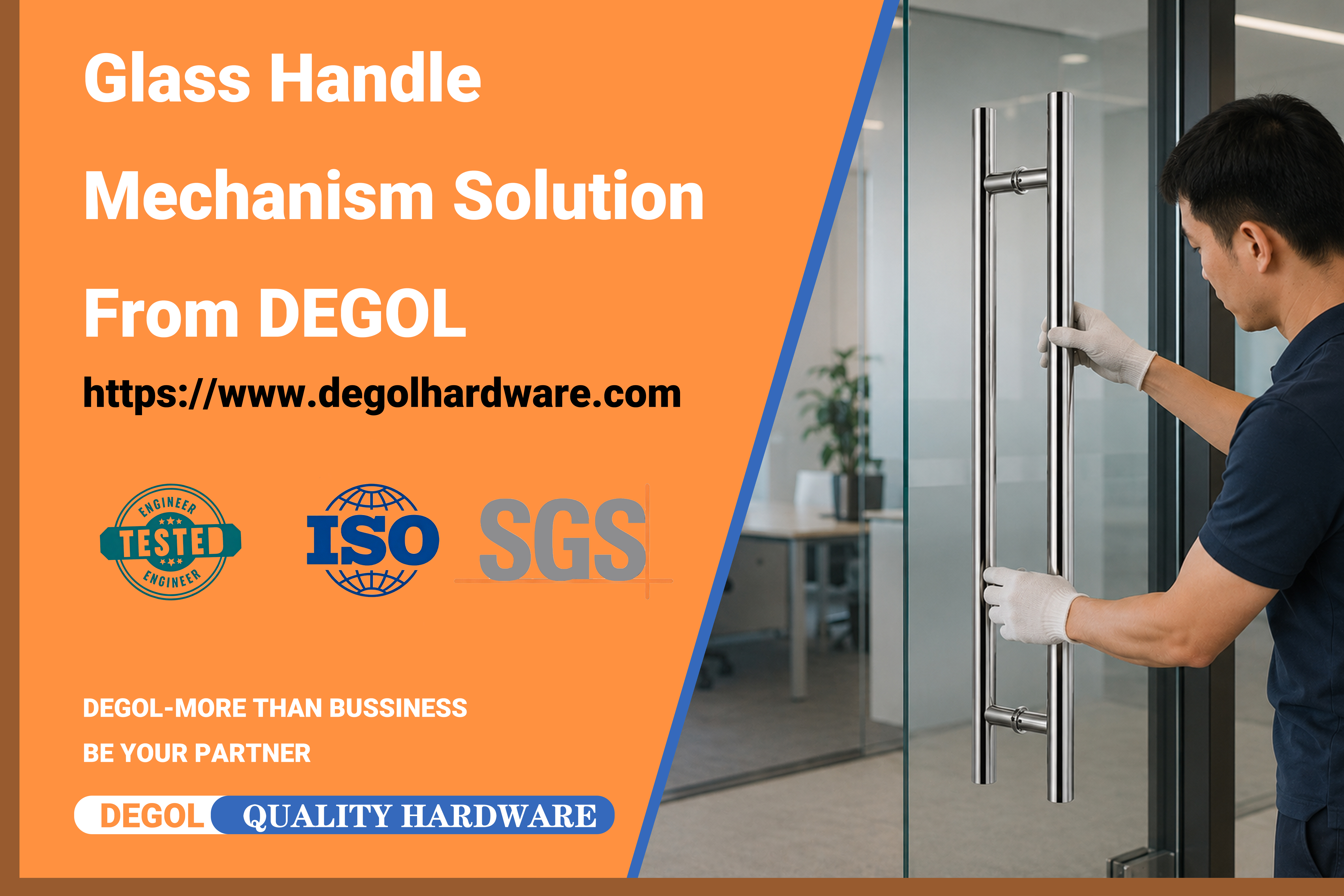How To Replace Door Glass Handle？