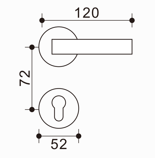 Trendy Zinc-Aluminum Door Handle, Durable Build, Beautify Your Living Space