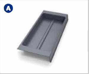 A240 Classical Tray with fixed slots to fit to the drawer width 