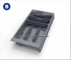 B266 Classical Tray with fixed slots to fit to the drawer width 