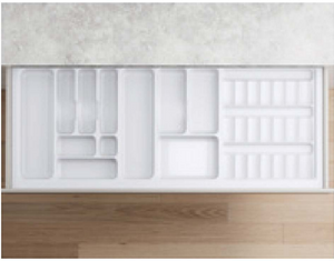 CT-1200E Classical Tray with fixed slots to fit to the drawer width 