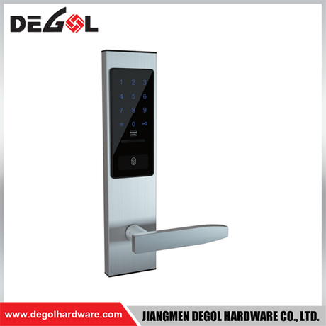SML64 Zinc Alloy Door Handle Smart Lock Matt Black/ Satin Silver
