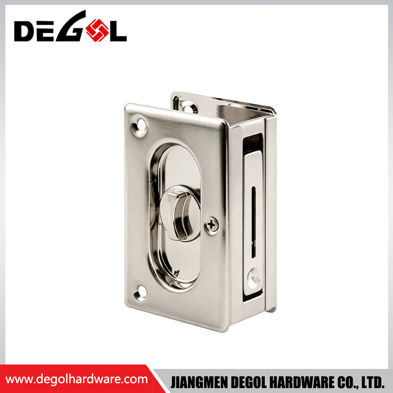 Pocket Door Lock Compact Concealed Structure For Interior Wooden Pocket Door Parts