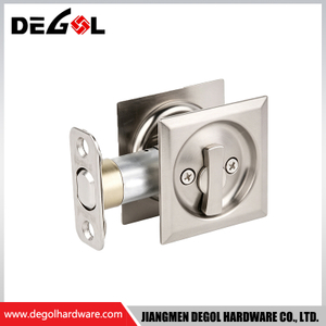 Compact Thumbturn Pocket Lock Space Saving For Narrow Frame Sliding Pocket Door