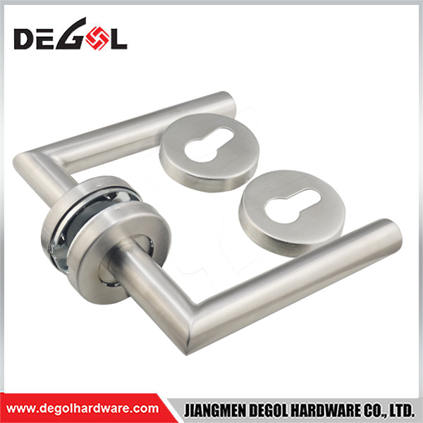 Modern style stainless steel designer sensitive entrance door handle lever led