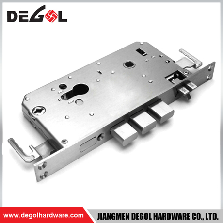 CC2085mm;CC4085mm Silver stainless steel Multi-door bolt lock body supplied in China
