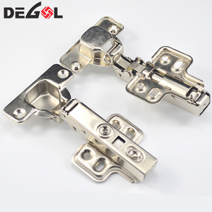 Top quality iron fix on hydraulic full overlay furniture european corner cabinet hinges.