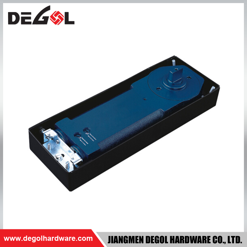 Durable floor hinge door closer
