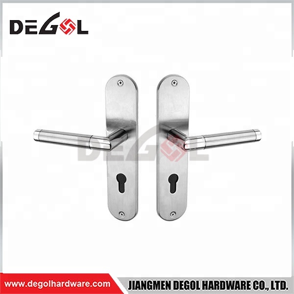 China stainless steel 201/304 door handle on plate