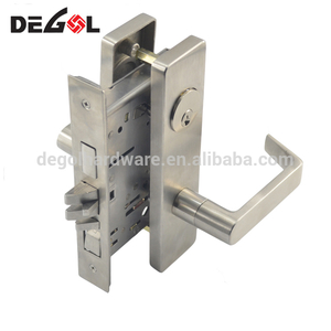 UL approved for USA market stainless steel front door lock for hotel