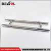 Top quality stainless steel round double sided glass decorative door pull handles