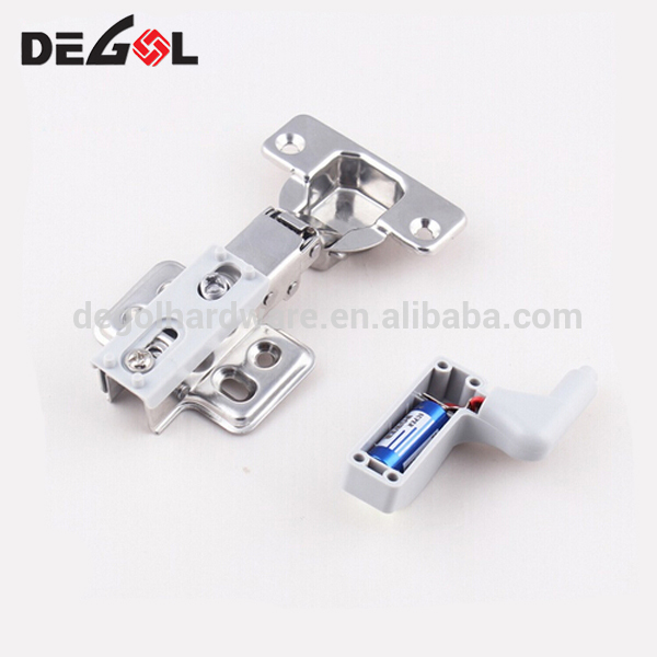 High quality hydraulic soft close cabinet insert hinge with LED light