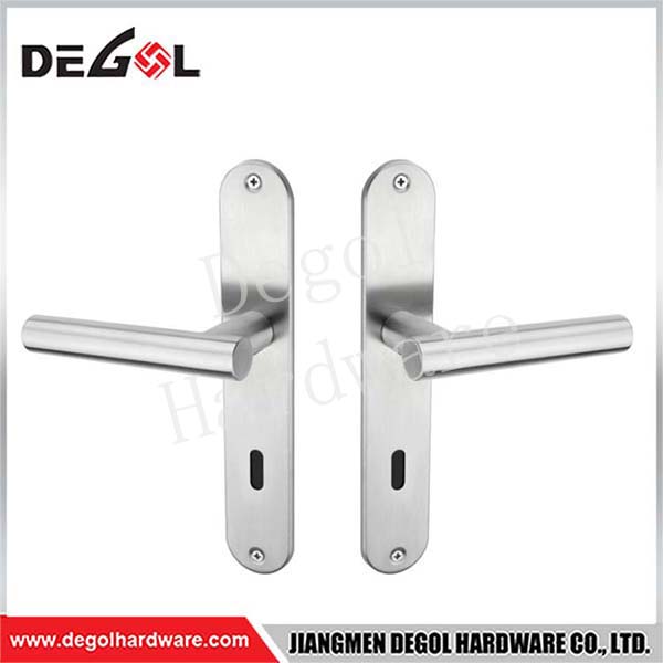 Manufacturers in china stainless steel U shape tube door lever interior mortise handles 2.5usd