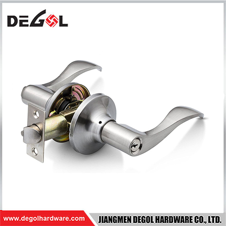 DBL1205 Wave Door Lever Entry Door Lock Set Entrance Lever Door Handle Lock