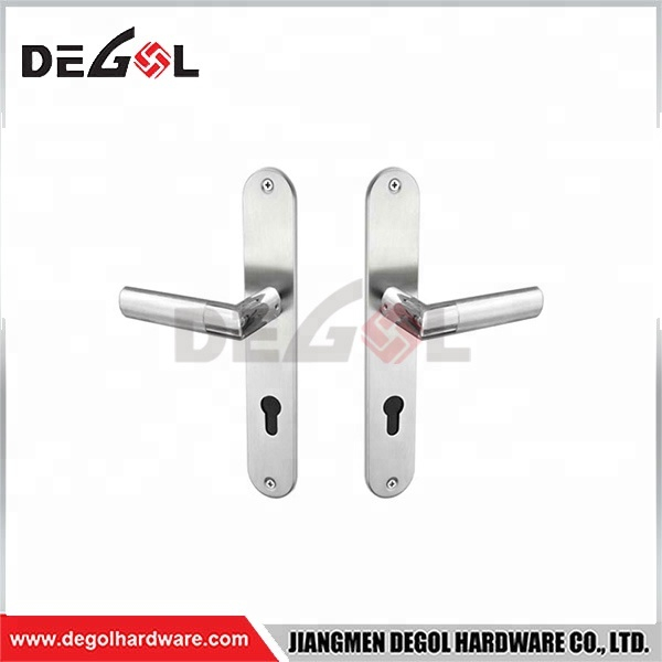 Front door door lock for apartment interior door plate handle