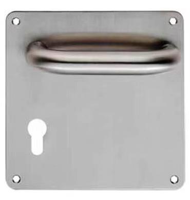 Professional Stainless Steel Cookware Lever Toilet Door Pull Handle On Plate