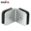 GC1005 90 degree stainless steel clips to glass clamp