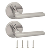 Top quality zinc alloy cylindrical lever double sided key door handle lock