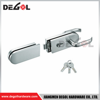 GL1027 glass door lock stainless steel commercial tempered frameless sliding house hotel