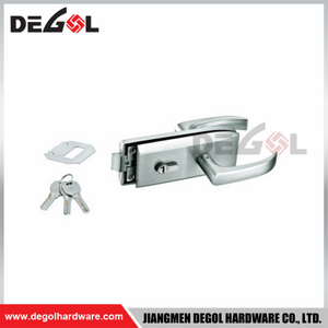 GL1028 glass door lock stainless steel commercial tempered frameless sliding house hotel