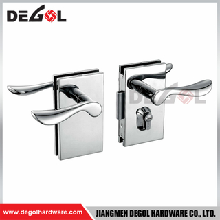 GL1046 glass door lock steel commercial tempered sliding house hotel commercial 
