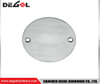 SP1031 Custom Stainless Steel Metal Push Sign Round Wordless Plate toilet