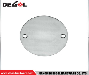 SP1031 Custom Stainless Steel Metal Push Sign Round Wordless Plate toilet