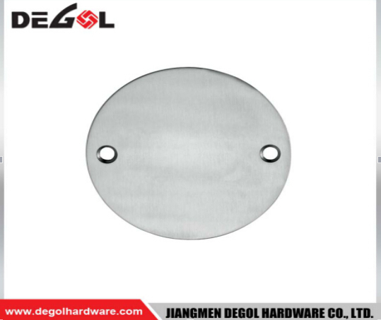 SP1031 Custom Stainless Steel Metal Push Sign Round Wordless Plate toilet