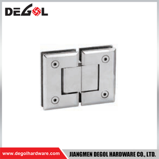 YC106 Glass Door Hingers Satin Chrome Black