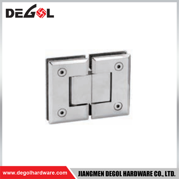 YC106 Glass Door Hingers Satin Chrome Black