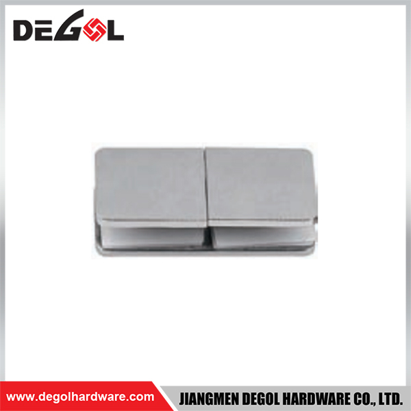 YC205 Glass Door Hingers Satin Chrome Black