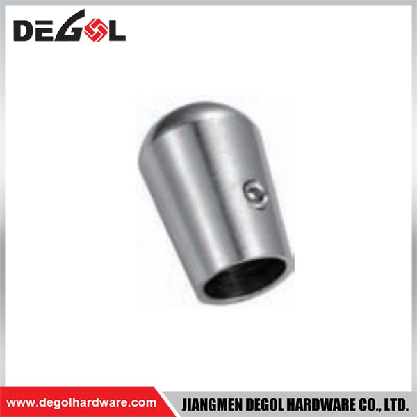 YA106 Handrail end fittings Satin Chrome Black