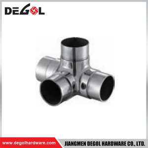 YA90 Handrail connecting fittings Satin Chrome Black