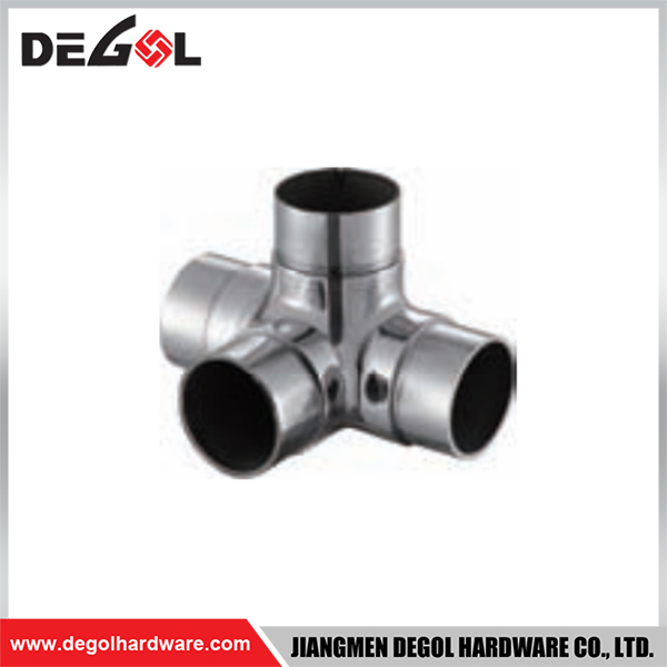 YA90 Handrail connecting fittings Satin Chrome Black