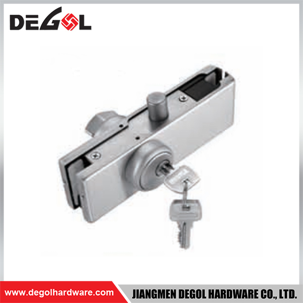 YE213 Glass Door Fitting Satin Chrome Black