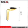 FL1120 Metal Furniture Legs Heavy Duty Wrought Iron Right Angle Sofa Leg