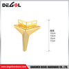 FL1139 Metal Furniture Legs Heavy Duty Wrought Iron Right Angle Sofa Leg