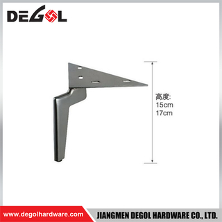 FL1111 Metal Furniture Legs Heavy Duty Wrought Iron Right Angle Sofa Leg
